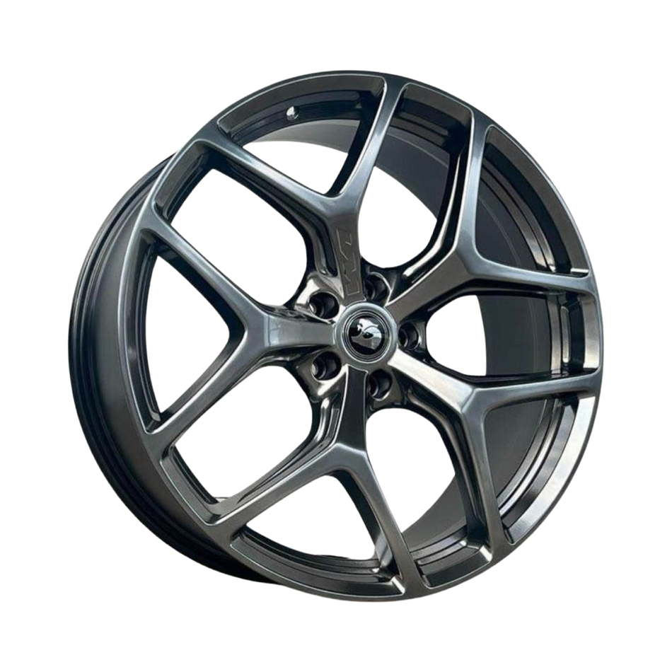 4 W1 GTSR RIMS 20x8.5" & 9.5 STAGGERED ALL COMMODORE- SHADOW CHROME