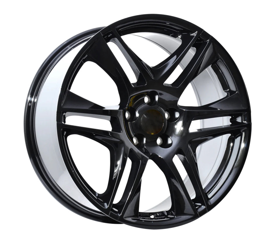 4 GEN-F2 BLADES 20 INCH GLOSS BLACK RIMS 20x8.5" & 9.5 (STAGGERED) VE VF ONLY - GLOSS BLACK