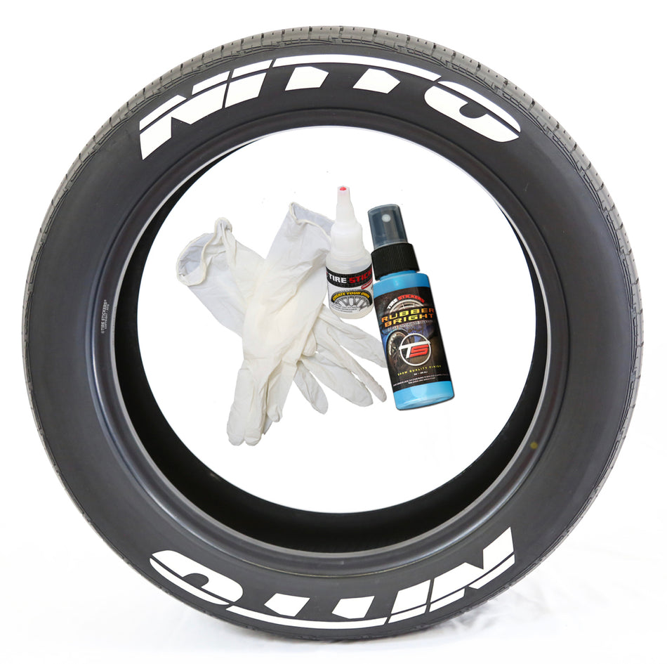NITTO TYRE LETTERING KIT (adhesive included)