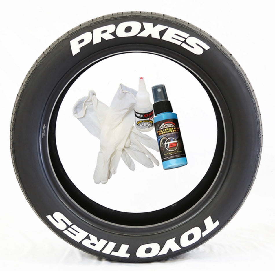 TOYO TIRES PROXES X 4 TYRE STICKERS KIT(adhesive inlcuded)