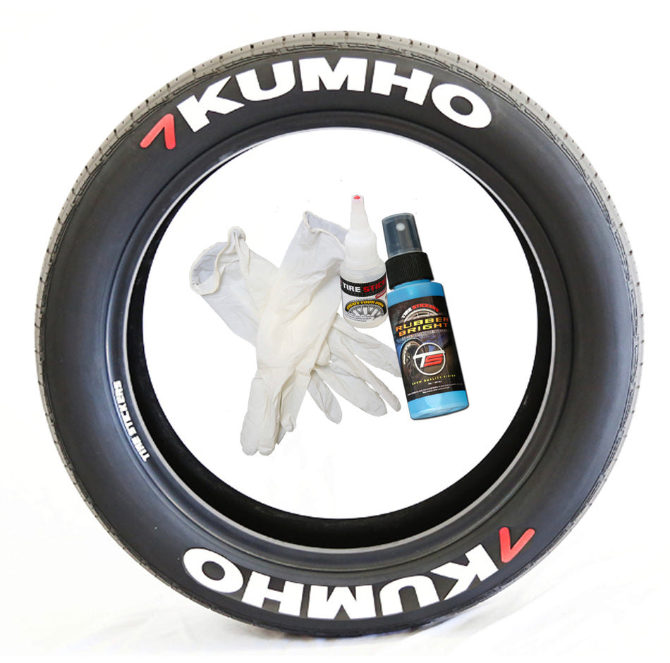 KUMHO TYRE STICKERS KIT(adhesive included)