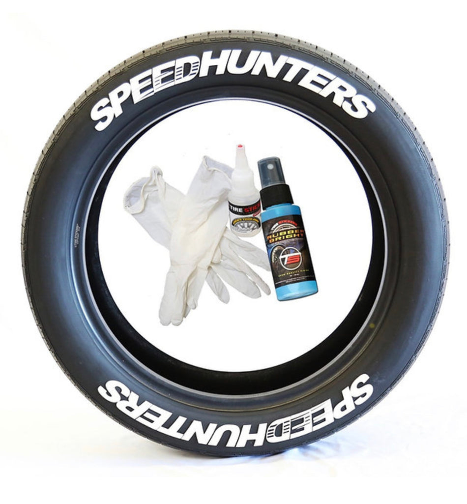 SPEEDHUNTERS TYRE LETTERING KIT(adhesive included)