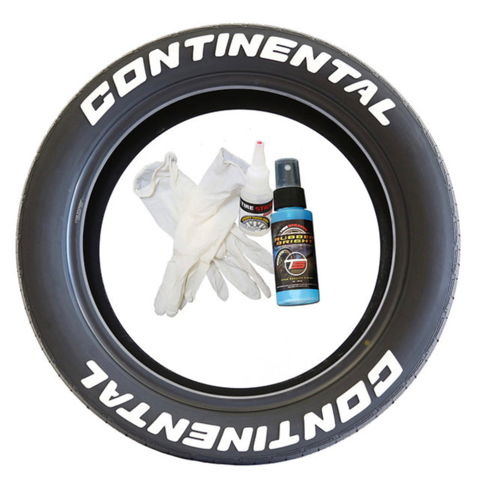 CONTINENTAL TYRE LETTERING KIT(adhesive included)
