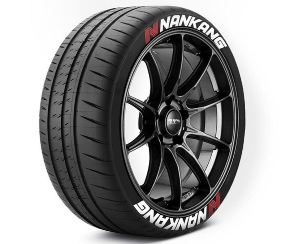 NANKANG TYRE STICKERS KIT with/logo (adhesive included)