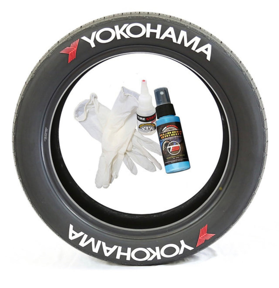 YOKOHAMA TYRE LETTERING KIT(adhesive included)